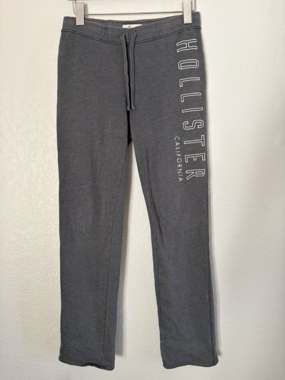Classic Y2K Vintage Hollister California Sz XS Gray Drawstring Sweatpants